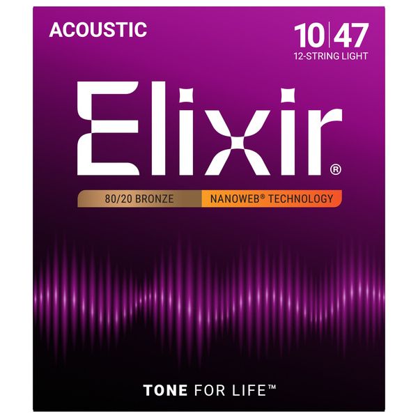 Elixir Nanoweb Light 12 String Acoustic